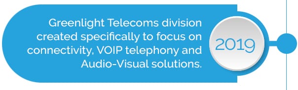 Greenlight Telecoms division created 2019 Greenlight Telecoms division created 2019